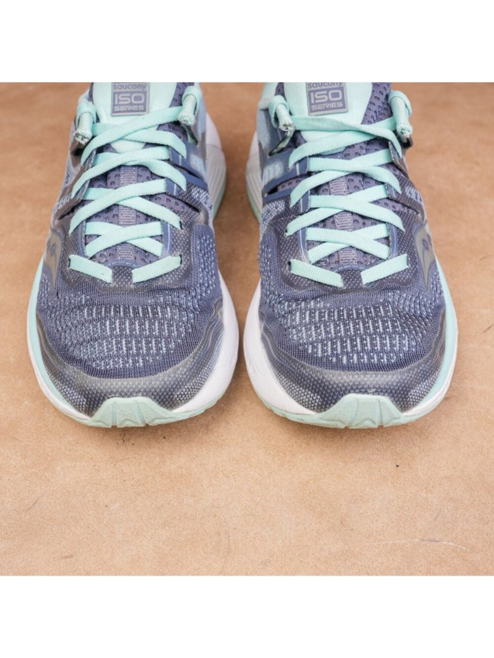 Saucony Women Everun ISO 2 Low Top Running Lace up Sneakers size 7.5 - Picture 6 of 9